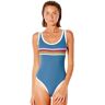 Rip Curl Wave Shapers Str Cheeky Swimsuit Azul XS Mujer