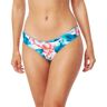 Rip Curl Bliss Bloom Geo Ruched Cheeky Bikini Bottom Azul L Mujer