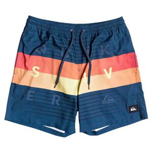 Quiksilver Word Block Volley 17´´ Swimming Shorts Azul XS Hombre