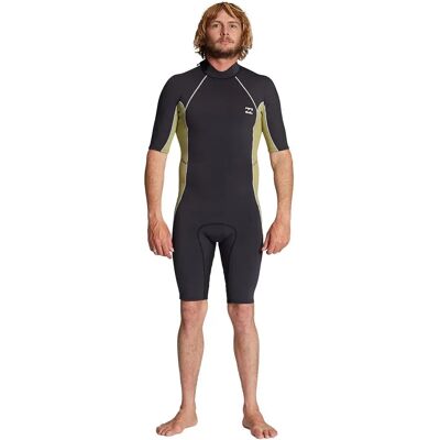 Billabong Shorty De Manga Corta Con Cremallera Trasera Absolute 2/2 Mm Cactus M Billabong Shorty De Manga Corta Con Cremallera Trasera Absolute 2/2 Mm Cactus M