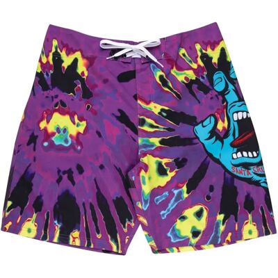 Santa Cruz Bañador Corto Screaming Hand Purple / Yellow / Black Tie Dye 30 Santa Cruz Bañador Corto Screaming Hand Purple / Yellow / Black Tie Dye 30