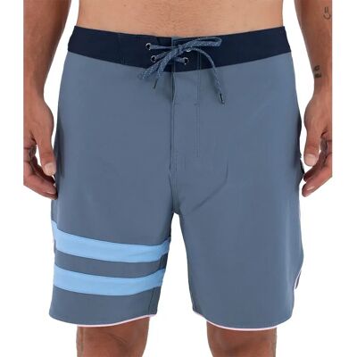 Hurley Bañador Corto Phantom Eco Block Party Solid 18´´ Grey Teal 28 Hurley Bañador Corto Phantom Eco Block Party Solid 18´´ Grey Teal 28