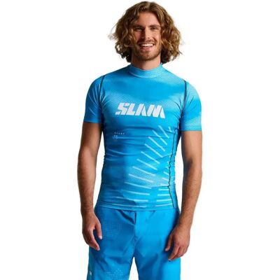 Slam Rash Guard Manga Corta Foil Greek Blue M Slam Rash Guard Manga Corta Foil Greek Blue M