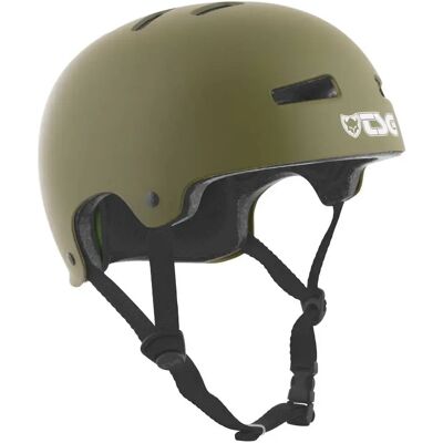Casco TSG Evolution Juvenil Satinado Verde Oliva - Casco Casco TSG Evolution Juvenil Satinado Verde Oliva - Casco