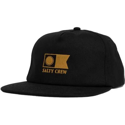 Salty Crew Gorra Flagship Snapback Black One Size Salty Crew Gorra Flagship Snapback Black One Size