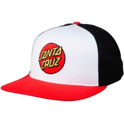 Santa Cruz Gorra Classic Dot Snapback White / Black / Red One Size Santa Cruz Gorra Classic Dot Snapback White / Black / Red One Size