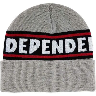 Independent Gorra Bar Logo Beanie Long Shoreman Grey One Size Independent Gorra Bar Logo Beanie Long Shoreman Grey One Size
