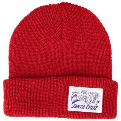 Santa Cruz Gorro Beach Bum Label Artisan Red One Size Santa Cruz Gorro Beach Bum Label Artisan Red One Size