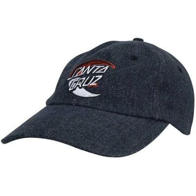 Santa Cruz Gorra Dark Moon Dot Black Washed Denim One Size Santa Cruz Gorra Dark Moon Dot Black Washed Denim One Size