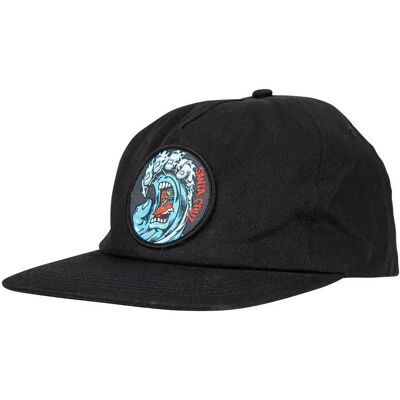 Santa Cruz Gorra Screaming Wave Snapback Black One Size Santa Cruz Gorra Screaming Wave Snapback Black One Size
