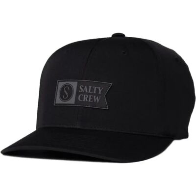 Salty Crew Gorra Apex Flexfit 6 Panel Black S-M Salty Crew Gorra Apex Flexfit 6 Panel Black S-M