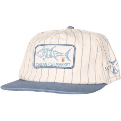 Salty Crew Gorra Fish Market Snapback Off White / Slate One Size Salty Crew Gorra Fish Market Snapback Off White / Slate One Size