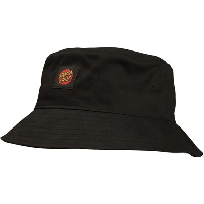 Santa Cruz Sombrero Bucket Classic Label Black One Size Santa Cruz Sombrero Bucket Classic Label Black One Size