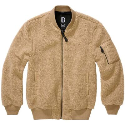Brandit Forro Polar Con Cremallera Ma1 Sherpa Camel M Brandit Forro Polar Con Cremallera Ma1 Sherpa Camel M