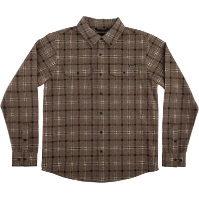 Independent Camisa De Manga Larga Belmont Flannel Brown / Black M Independent Camisa De Manga Larga Belmont Flannel Brown / Black M