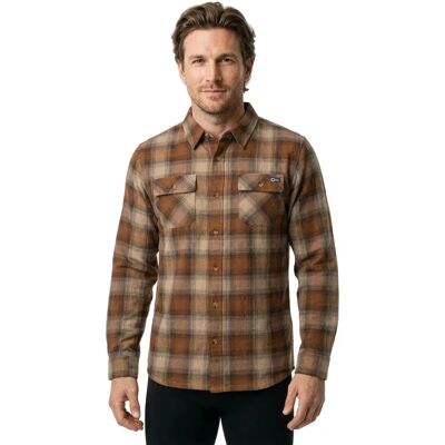 Salty Crew Camisa De Manga Larga Daybreak Flannel Friar Brown 2XL Salty Crew Camisa De Manga Larga Daybreak Flannel Friar Brown 2XL