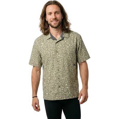 Salty Crew Camisa De Manga Corta Fishcamp Lb Khaki S Salty Crew Camisa De Manga Corta Fishcamp Lb Khaki S