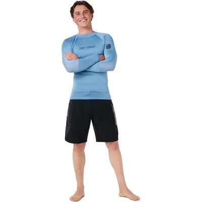Rip Curl Rash Guard Manga Larga Dawn Patrol Perf Faded Denim XL Rip Curl Rash Guard Manga Larga Dawn Patrol Perf Faded Denim XL
