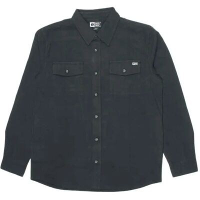 Salty Crew Camisa De Manga Larga Atlas Flannel Pirate Black L Salty Crew Camisa De Manga Larga Atlas Flannel Pirate Black L