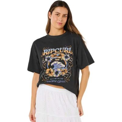 Rip Curl Camiseta De Manga Corta Pacific Coast Heritage Washed Black M Rip Curl Camiseta De Manga Corta Pacific Coast Heritage Washed Black M