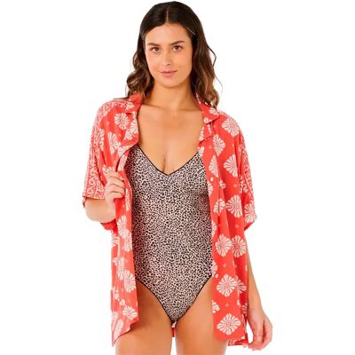 Rip Curl Camisa De Manga Corta Ventura Viscose Red M Rip Curl Camisa De Manga Corta Ventura Viscose Red M