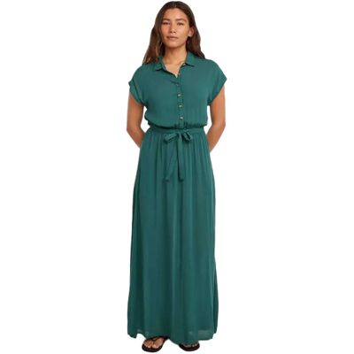 O´neill Vestido Largo De Manga Corta Lori Maxi Shirt Botanical Heat S O´neill Vestido Largo De Manga Corta Lori Maxi Shirt Botanical Heat S