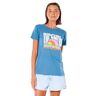 Rip Curl Surf Revival Standard Short Sleeve T-shirt Azul S Mujer