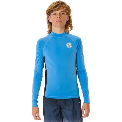 Rip Curl Rash Guard Manga Larga Icons Uv Brushed Blue Gum 12 Años Rip Curl Rash Guard Manga Larga Icons Uv Brushed Blue Gum 12 Años