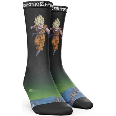 Hydroponic Calcetines Largos Dragon Ball Z Half Super Sayan EU 39-42 Hydroponic Calcetines Largos Dragon Ball Z Half Super Sayan EU 39-42