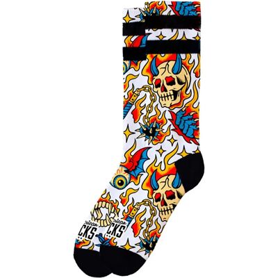 American Socks Calcetines Wicked Black / Blue / Yellow EU 42-46 American Socks Calcetines Wicked Black / Blue / Yellow EU 42-46