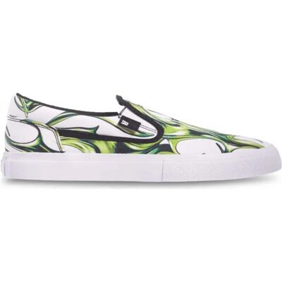 DC Shoes Zapatillas Sin Cordones Manual Slip Liquid Fuego White EU 35 DC Shoes Zapatillas Sin Cordones Manual Slip Liquid Fuego White EU 35