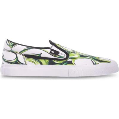 DC Shoes Zapatillas Sin Cordones Manual Liquid Fuego White EU 39 DC Shoes Zapatillas Sin Cordones Manual Liquid Fuego White EU 39