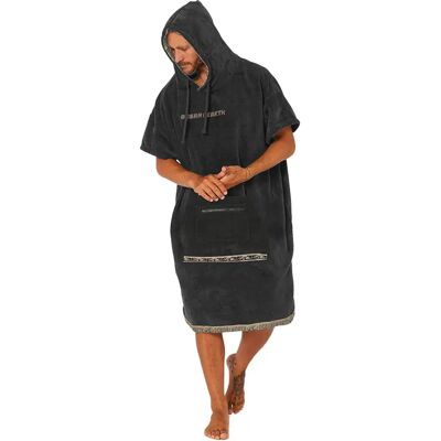 Ocean & Earth Toalla Ignite Hooded Poncho Dull Black One Size Ocean & Earth Toalla Ignite Hooded Poncho Dull Black One Size