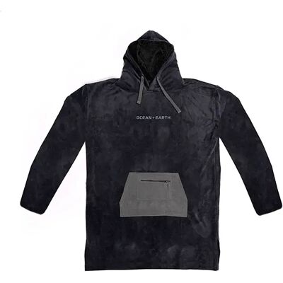 Ocean & Earth Toalla Surf Essential L/s Hooded Poncho Dull Black One Size Ocean & Earth Toalla Surf Essential L/s Hooded Poncho Dull Black One Size