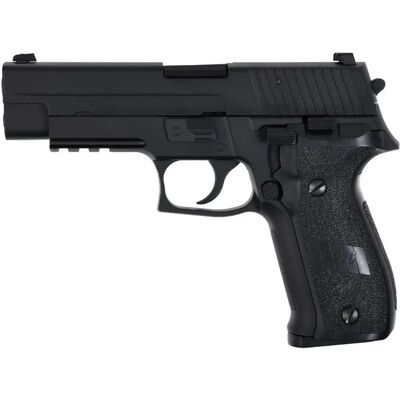We Pistola De Airsoft F001a F226 With Rail Gbb Black One Size We Pistola De Airsoft F001a F226 With Rail Gbb Black One Size