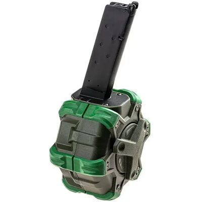 We Cargador De Armas Drum M1911 Gbb 350rds Green One Size We Cargador De Armas Drum M1911 Gbb 350rds Green One Size