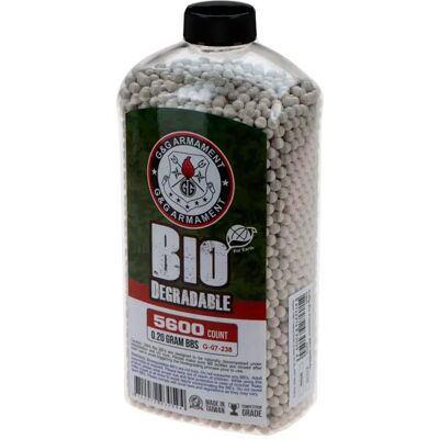 G&g Bolas De Airsoft 0.20g Bio Precision Bbs 5600rds White One Size G&g Bolas De Airsoft 0.20g Bio Precision Bbs 5600rds White One Size