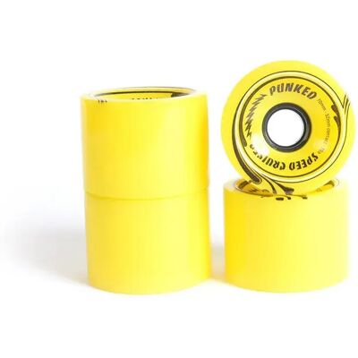 Yocaher Ruedas De Monopatín Longboard Yellow 70 x 52 mm Yocaher Ruedas De Monopatín Longboard Yellow 70 x 52 mm