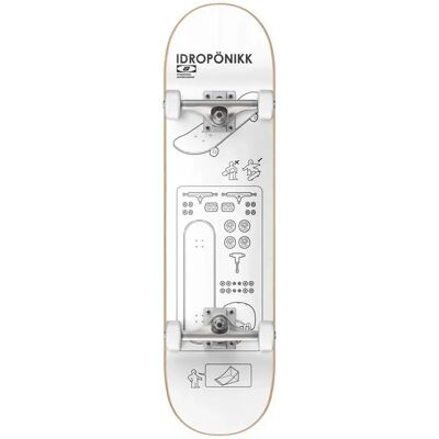 Hydroponic Skateboard Ikea Co 8´´ White One Size Hydroponic Skateboard Ikea Co 8´´ White One Size