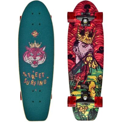 Street Surfing Monopatín Cruiser Kicktail 28´ Royal Tiger Green One Size Street Surfing Monopatín Cruiser Kicktail 28´ Royal Tiger Green One Size