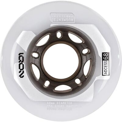 Iqon Ruedas De Patines Access 68 85a 4 Unidades Natural / Transparent Black 68 mm Iqon Ruedas De Patines Access 68 85a 4 Unidades Natural / Transparent Black 68 mm