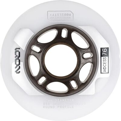Iqon Ruedas De Patines Access 76 85a 4 Unidades Natural / Transparent Black 76 mm Iqon Ruedas De Patines Access 76 85a 4 Unidades Natural / Transparent Black 76 mm