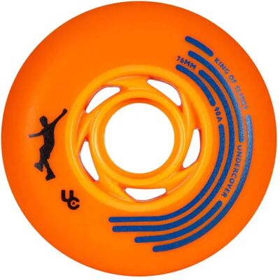Ruedas Patines Undercover Wheels King Of Slides Naranja 76mm/90A Ruedas Patines Undercover Wheels King Of Slides Naranja 76mm/90A
