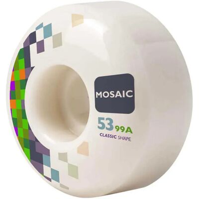 Mosaic Company Ruedas De Monopatín Rutor Cs 53 Mm White 53 mm / 99A Mosaic Company Ruedas De Monopatín Rutor Cs 53 Mm White 53 mm / 99A