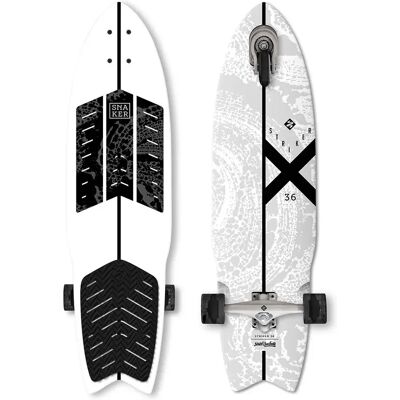 Street Surfing Monopatín Cruiser Snaker 36´ Striker White One Size Street Surfing Monopatín Cruiser Snaker 36´ Striker White One Size