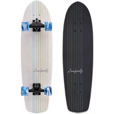 Landyachtz Surfskate Butter White Lines 31.2´´ 9 Pulgadas Landyachtz Surfskate Butter White Lines 31.2´´ 9 Pulgadas