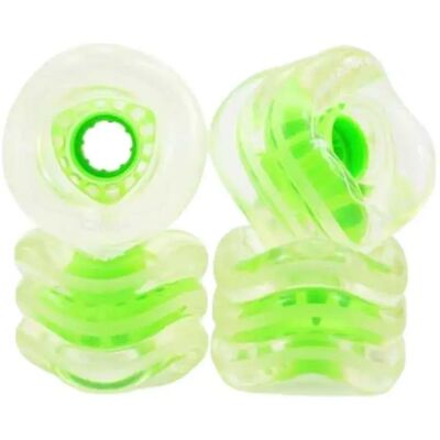 Shark Wheel Rueda Longboard California Roll Clear / Green 60 mm/78A Shark Wheel Rueda Longboard California Roll Clear / Green 60 mm/78A