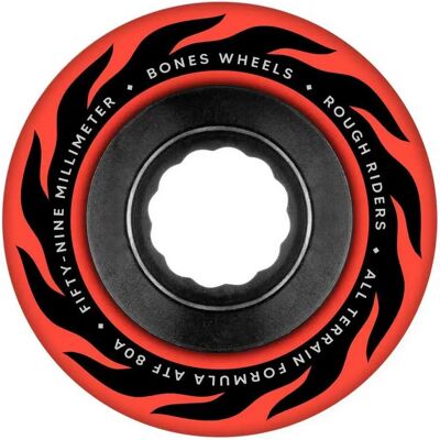 Bones Ruedas De Monopatín Rought Riders Eternal Flame Red 59mm/80A Bones Ruedas De Monopatín Rought Riders Eternal Flame Red 59mm/80A