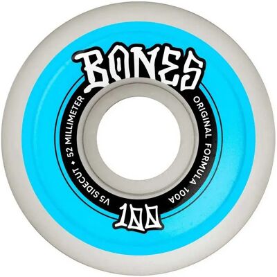Bones Ruedas De Monopatín Sidecut V5 Original Formula White 52mm/100A Bones Ruedas De Monopatín Sidecut V5 Original Formula White 52mm/100A