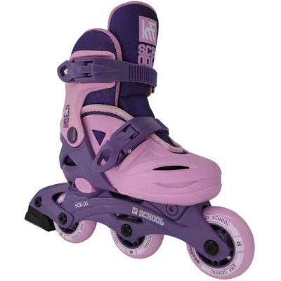 Krf Patines De Ruedas Para Niños School Adjust Sck-01 Pink / Purple EU 26-30 Krf Patines De Ruedas Para Niños School Adjust Sck-01 Pink / Purple EU 26-30